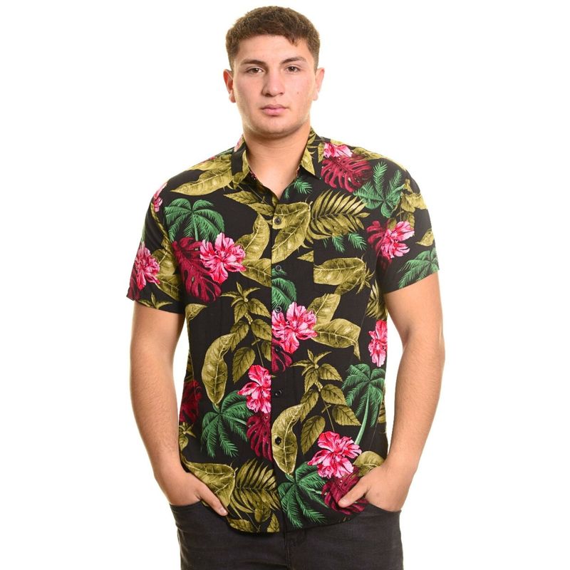 MPROPIA - Camisa Guayabera Manga Corta Fashion Hombre Diseño Botones 090
