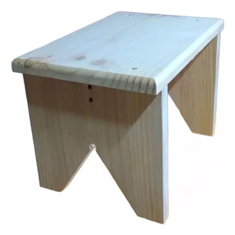 GENERICO - Silla De Madera Banco Montessori Para Niños Rustic