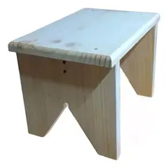 GENERICO - Silla De Madera Banco Montessori Para Niños Rustic