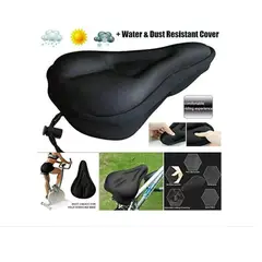 GENERICO - Funda De Asiento De Bicicleta Con Gel Acolchonado+funda Impe