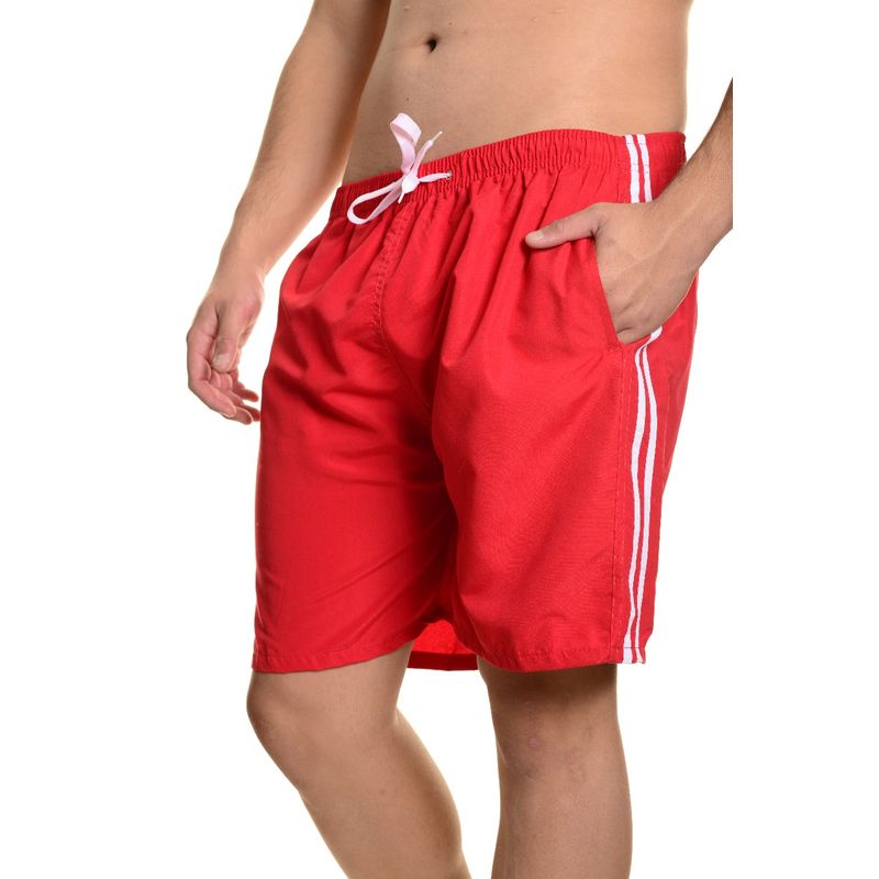 LIKE SHOP - Traje De Baño Hombre Forro Malla Lineas 203