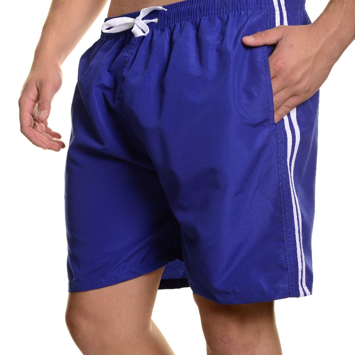 LIKE SHOP - Traje De Baño Hombre Forro Malla Lineas 203