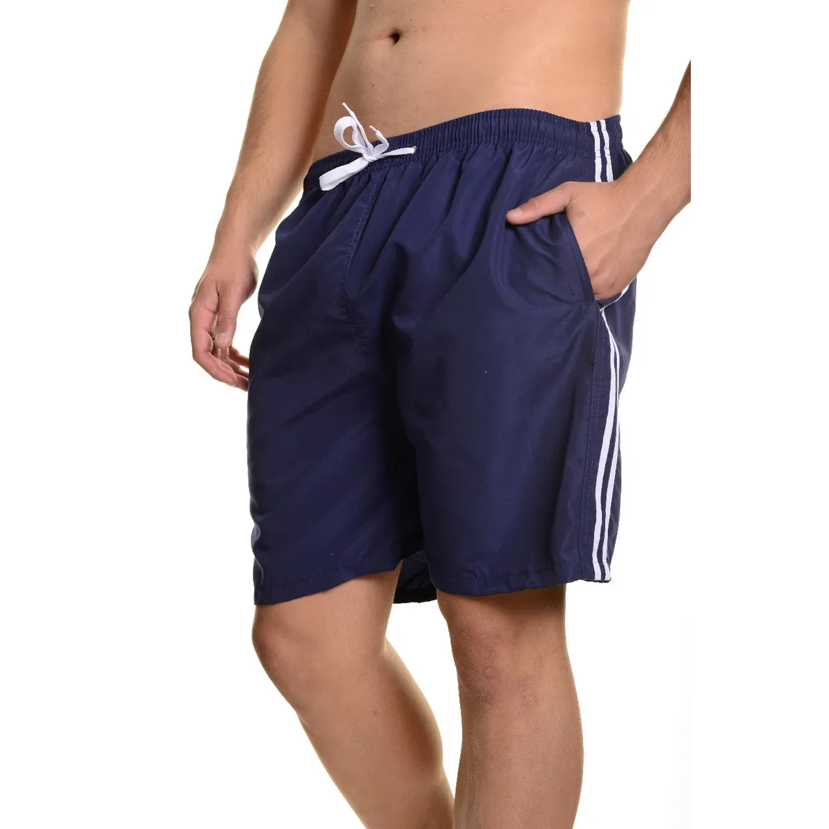 LIKE SHOP - Traje De Baño Hombre Forro Malla Lineas 203