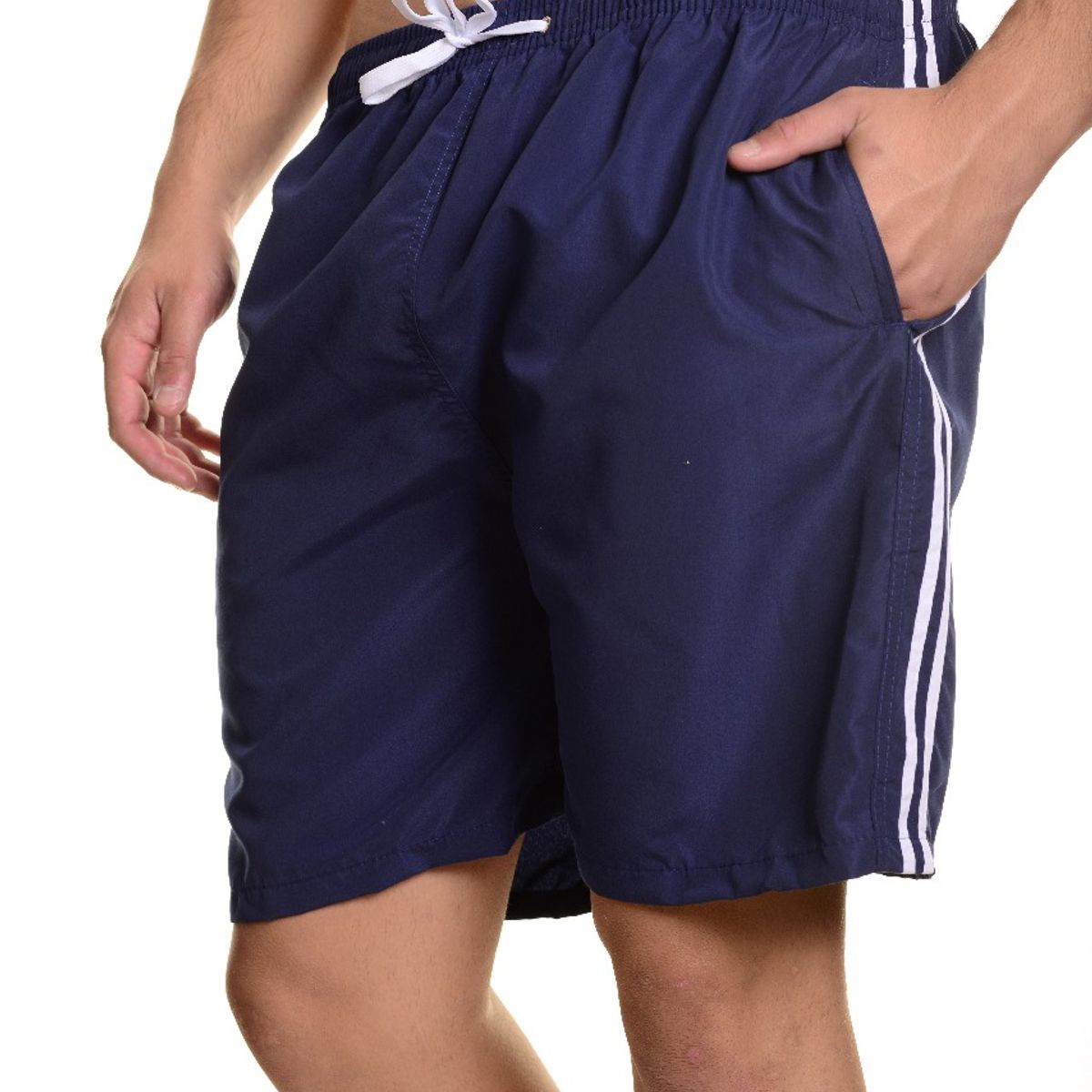 LIKE SHOP - Traje De Baño Hombre Forro Malla Lineas 203