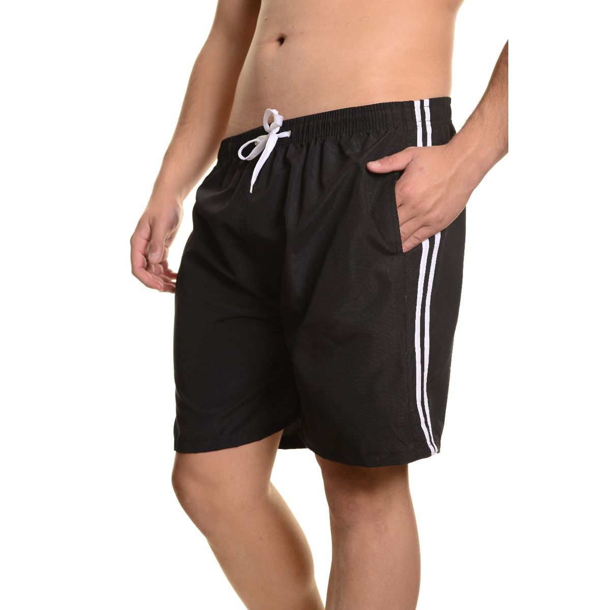 LIKE SHOP - Traje De Baño Hombre Forro Malla Lineas 203