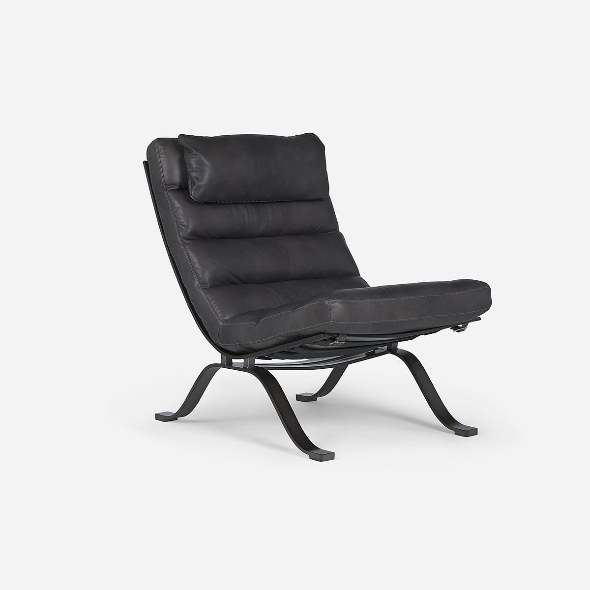 ROSEN - Poltrona Rosen Astoria Cuero Acero