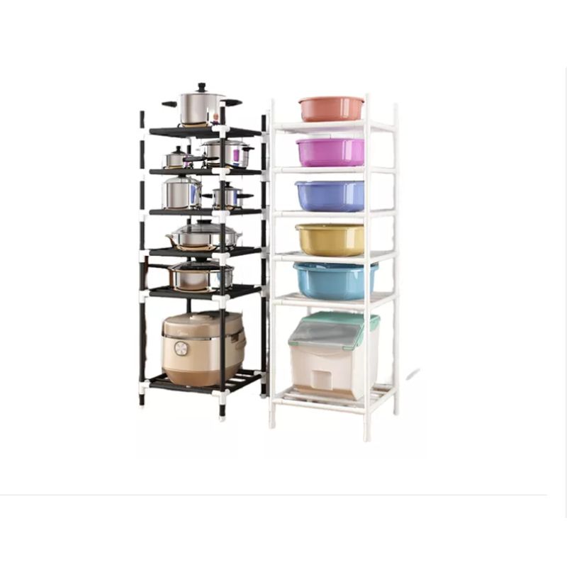 GENERICO - Organizador De Ollas Tapas Platero Secador Cocina 6 Niveles