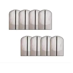 GENERICO - Juego De 8 Bolsas De Cierre Cubre Trajes Colgante De 60x90cm