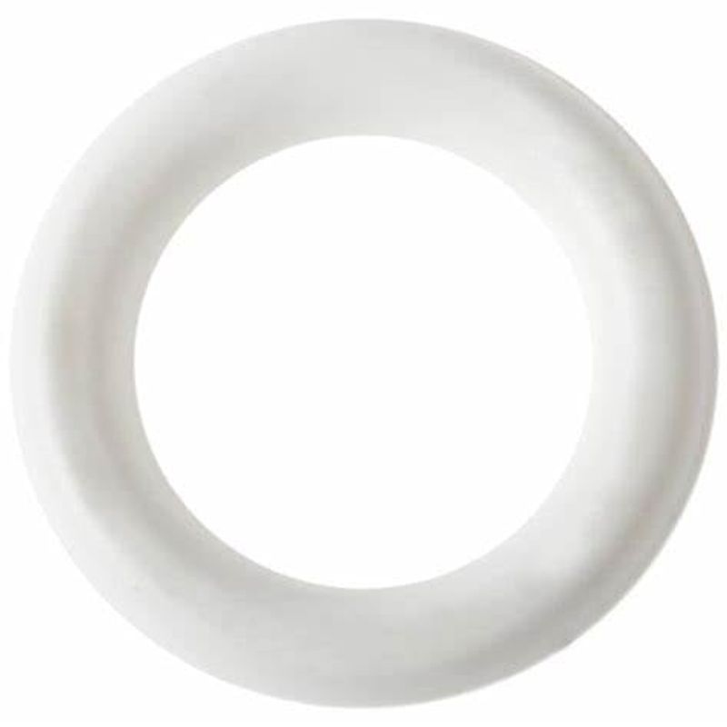 GENERICO - Pack 20 aros de cortinas (se instalan a presión) blanco