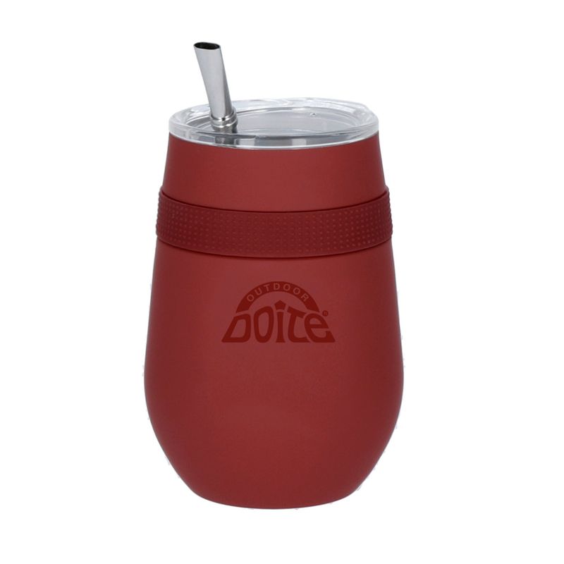 DOITE - Mug Hierba Mate Cucao 360 Ml Burdeo Doite