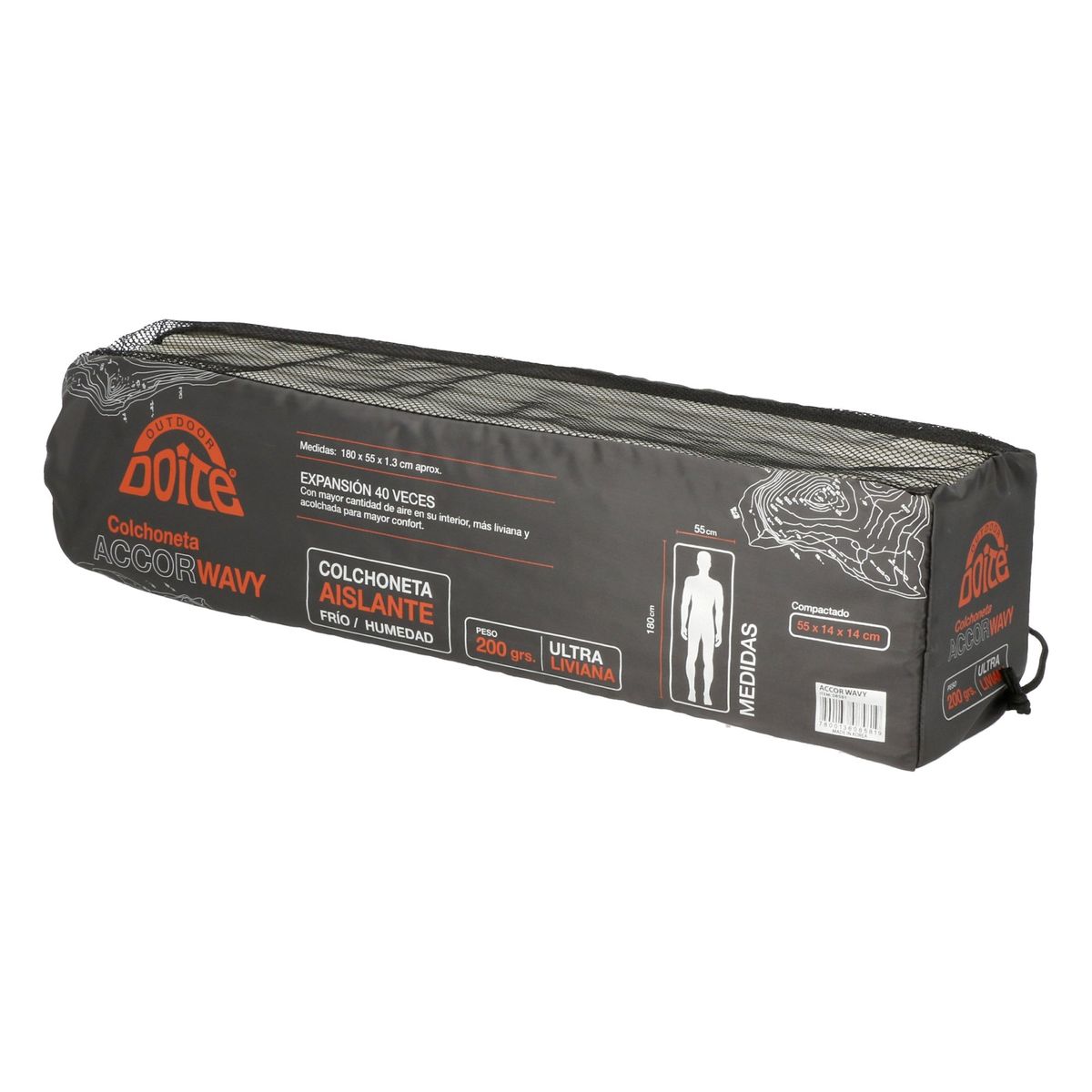 DOITE - Colchoneta Liviana Accor Wavy Gris Doite