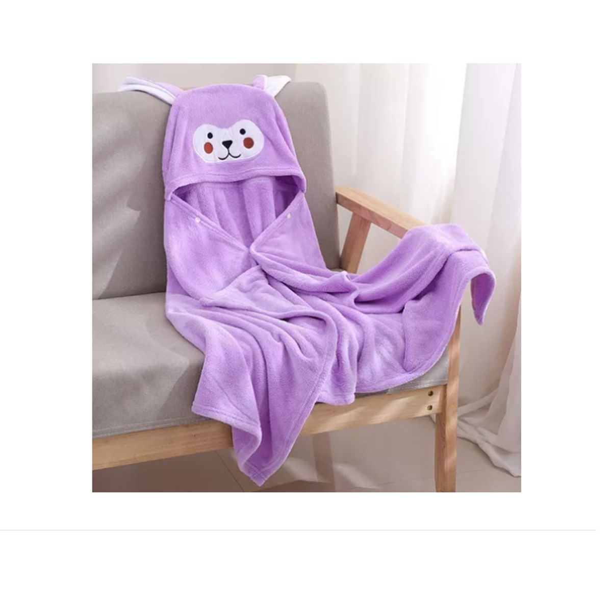 Toallas De Baño Algodón Cómodo Con Capucha Para Niños Niñas, marca GENERICO - Foto Principal