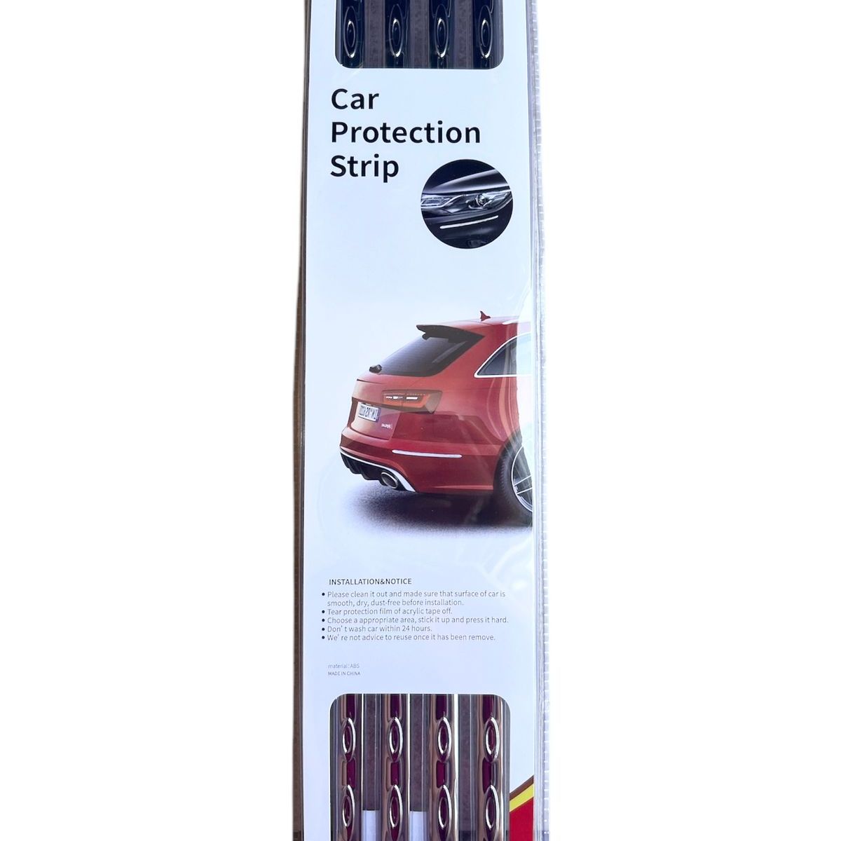 GENERICO - X4 Topes Antigolpes Goma Para Bumper Parachoques 40x1 Cm