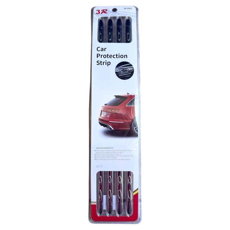GENERICO - X4 Topes Antigolpes Goma Para Bumper Parachoques 40x1 Cm
