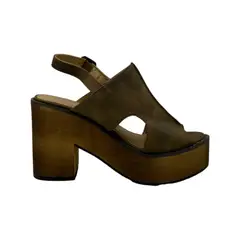 PAND G - Sandalia Café Plataforma Mujer