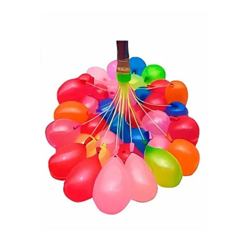 GENERICO - Inflador De Globos Con Agua Multicolor 37 Piezas Cotillón