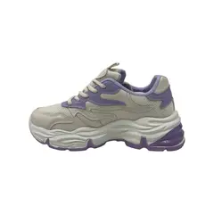 PAND G - Zapatilla Blanca y Purpura Mujer