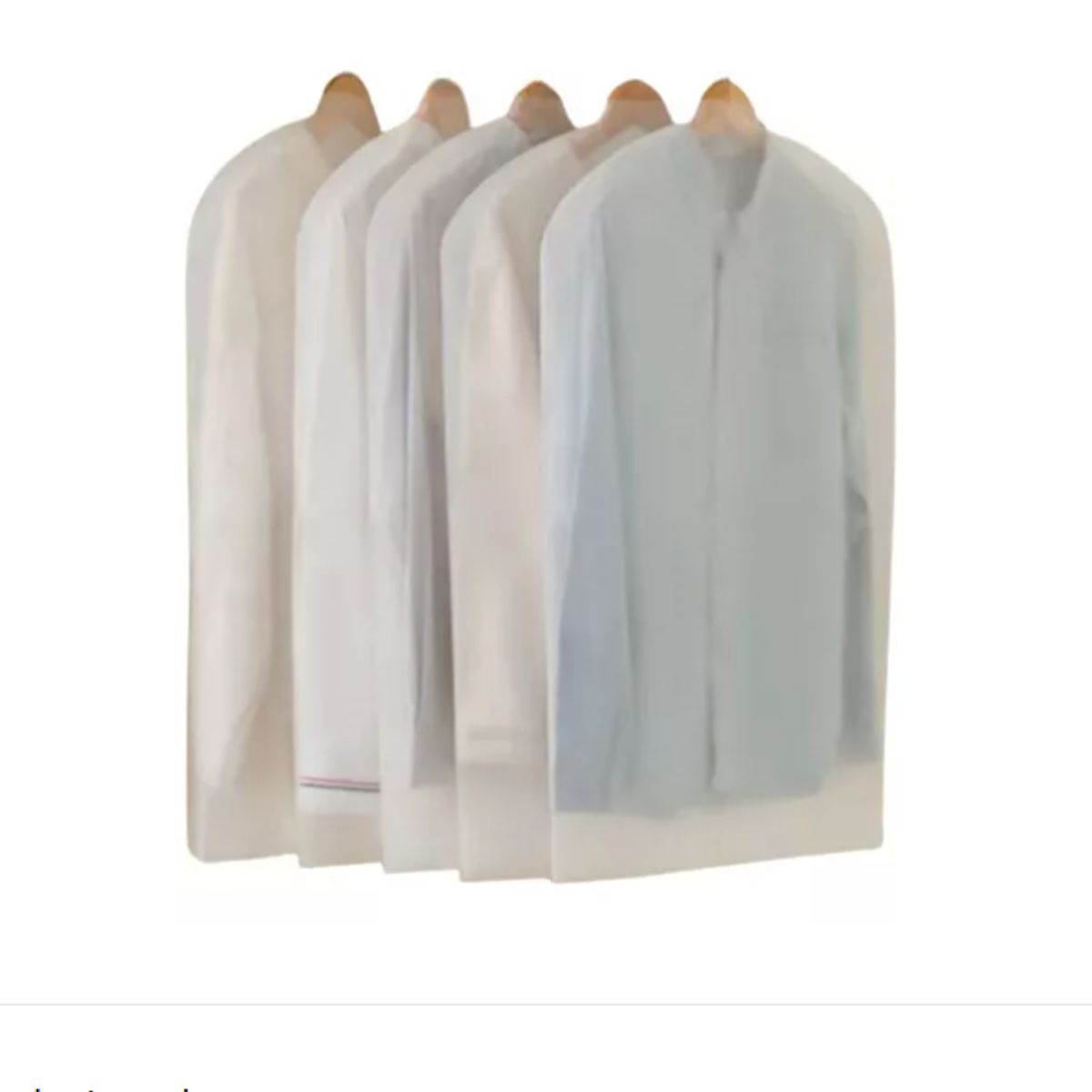 GENERICO - Juego 8 Bolsas Transparentes Cubre Trajes Colgante 60x80cm