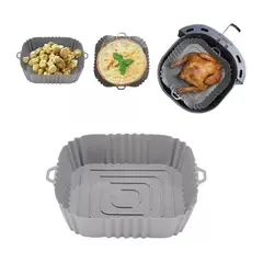 GENERICO - Olla De Silicona Para Air Fryer Bandeja Para Freidora Aire