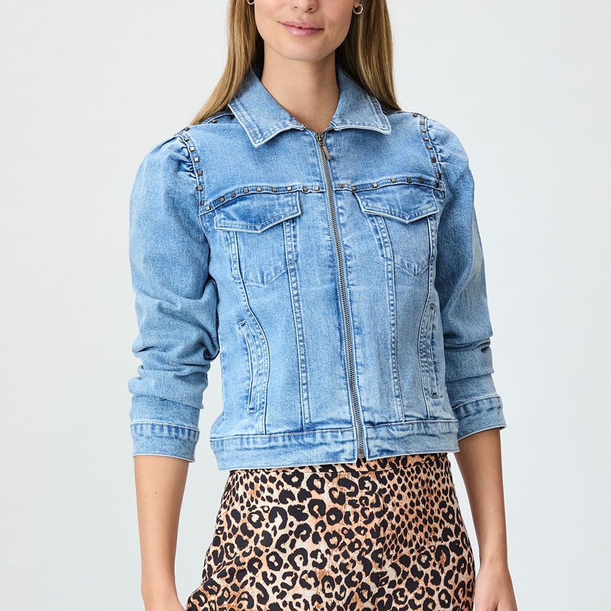 IO - Chaqueta Celeste Mujer Io