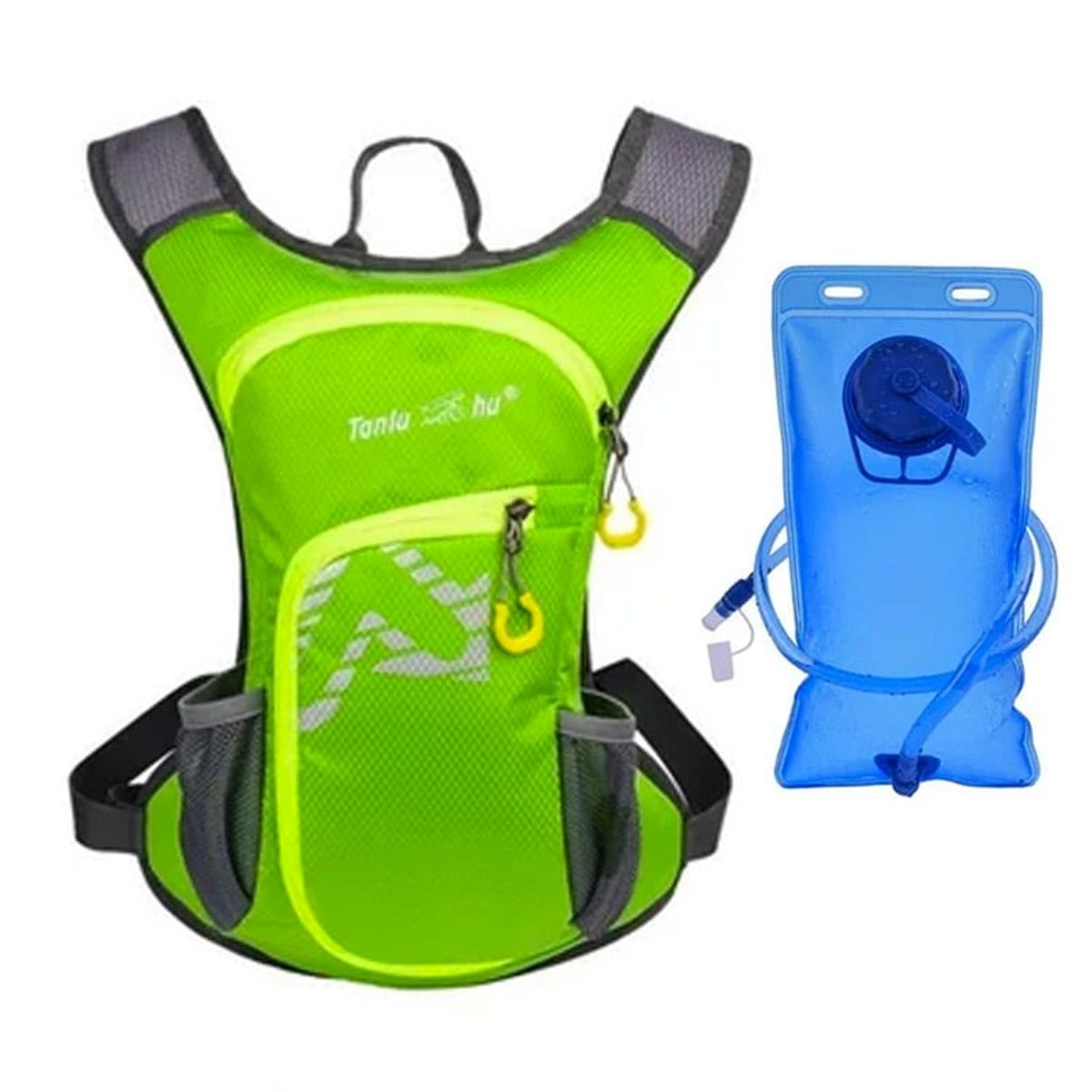GENERICO - Mochila Camelback y bolsa de hidratación 2lts verde