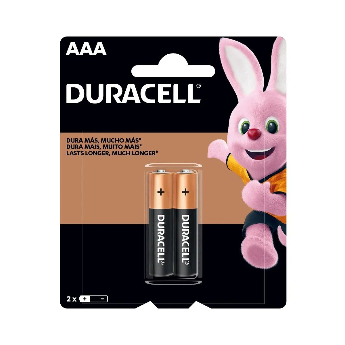 DURACELL - Pack 2 pilas Duracell AAA Alcalina Blister