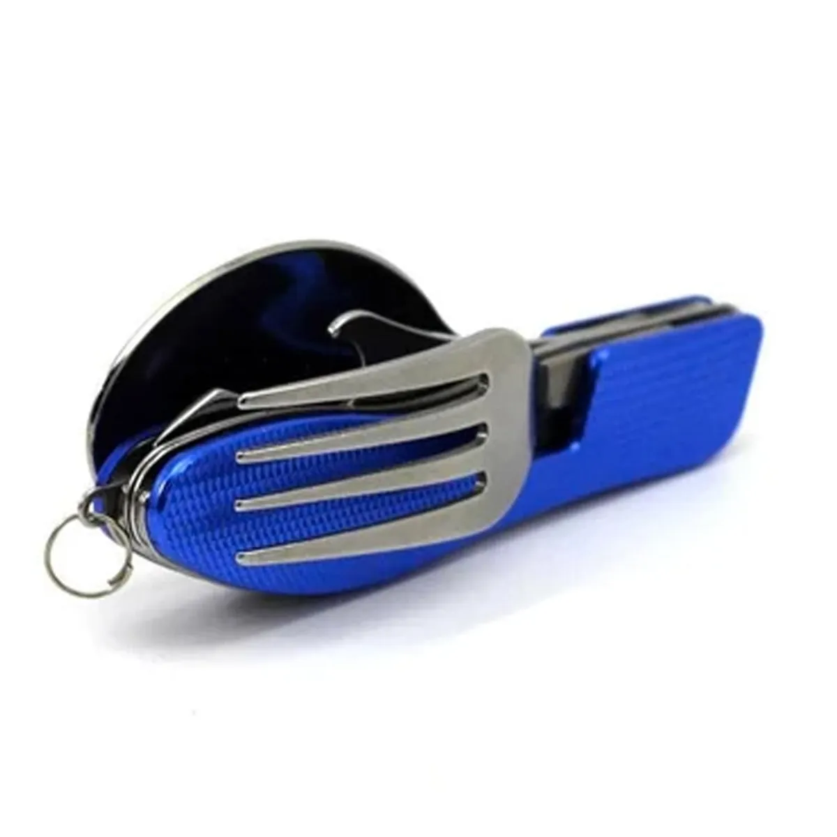 GENERICO - Cubiertos separables camping-azul