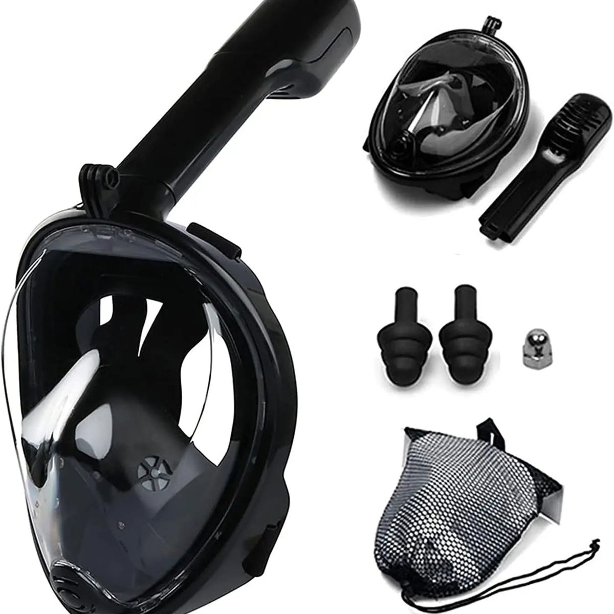 ORCUS - MÁSCARA DE BUCEO COMPLETA + SOPORTE PARA GOPRO