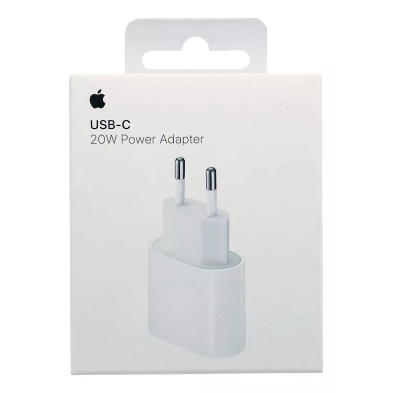 APPLE - Cargador 20W iPhone - Carga Rápida y Eficiente