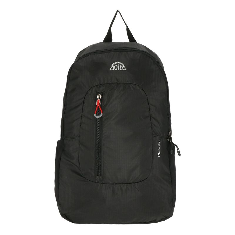 DOITE - Mochila Compactable Plain Black 20 Litros Doite