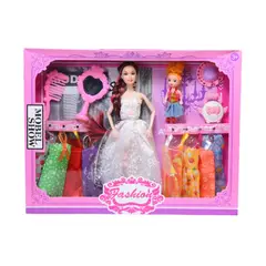EKOI - Muñeca Armario Ropa Vestuario Niña Juguete Fashion