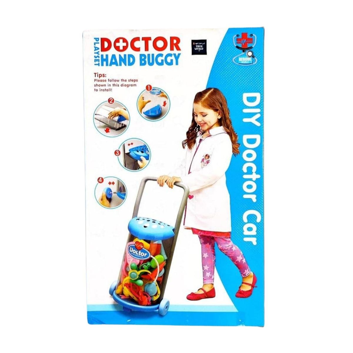 EKOI - Set Maleta Accesorios Juguetes Médico Dóctor Infantil