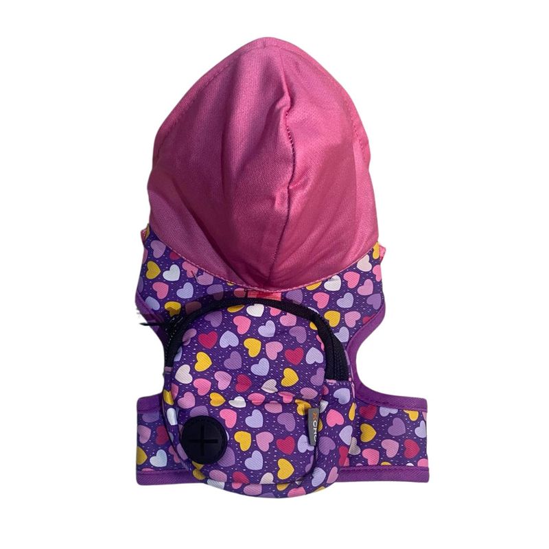 GENERICO - Arnes Para Perros Pequeños Con Mochila para Bolsas - Lila - XS