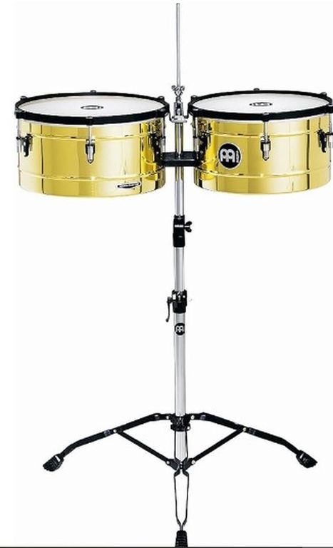 TIMBALES 14 & 15 MARATHON SERIES BRASS MT1415B PERCUSSION