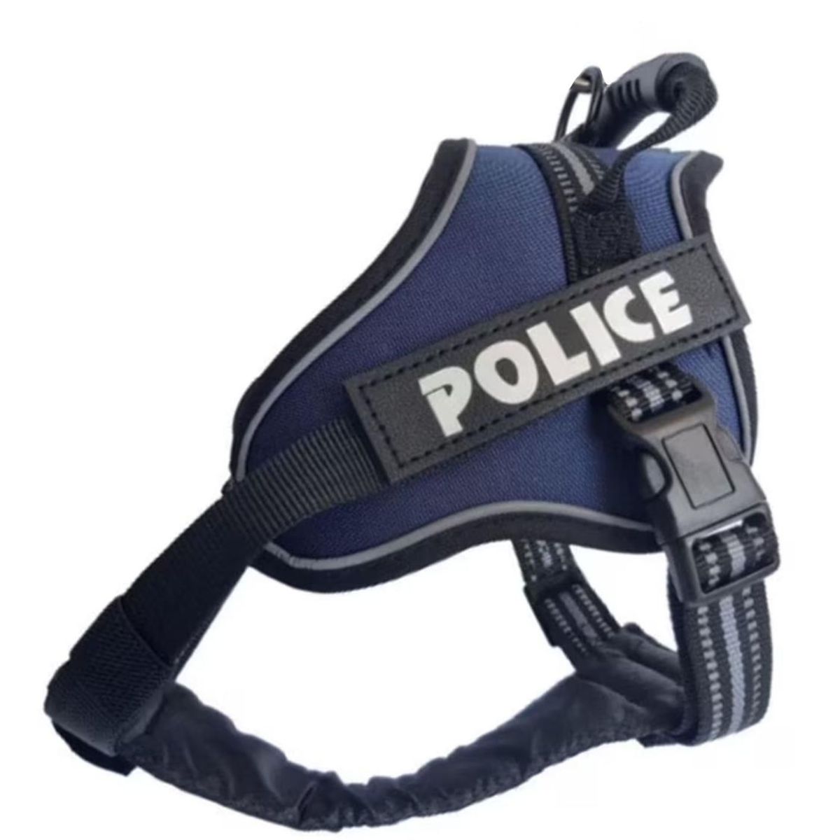 GENERICO - Arnes Pechera para perros reforzada police k9 talla L - Negro - l