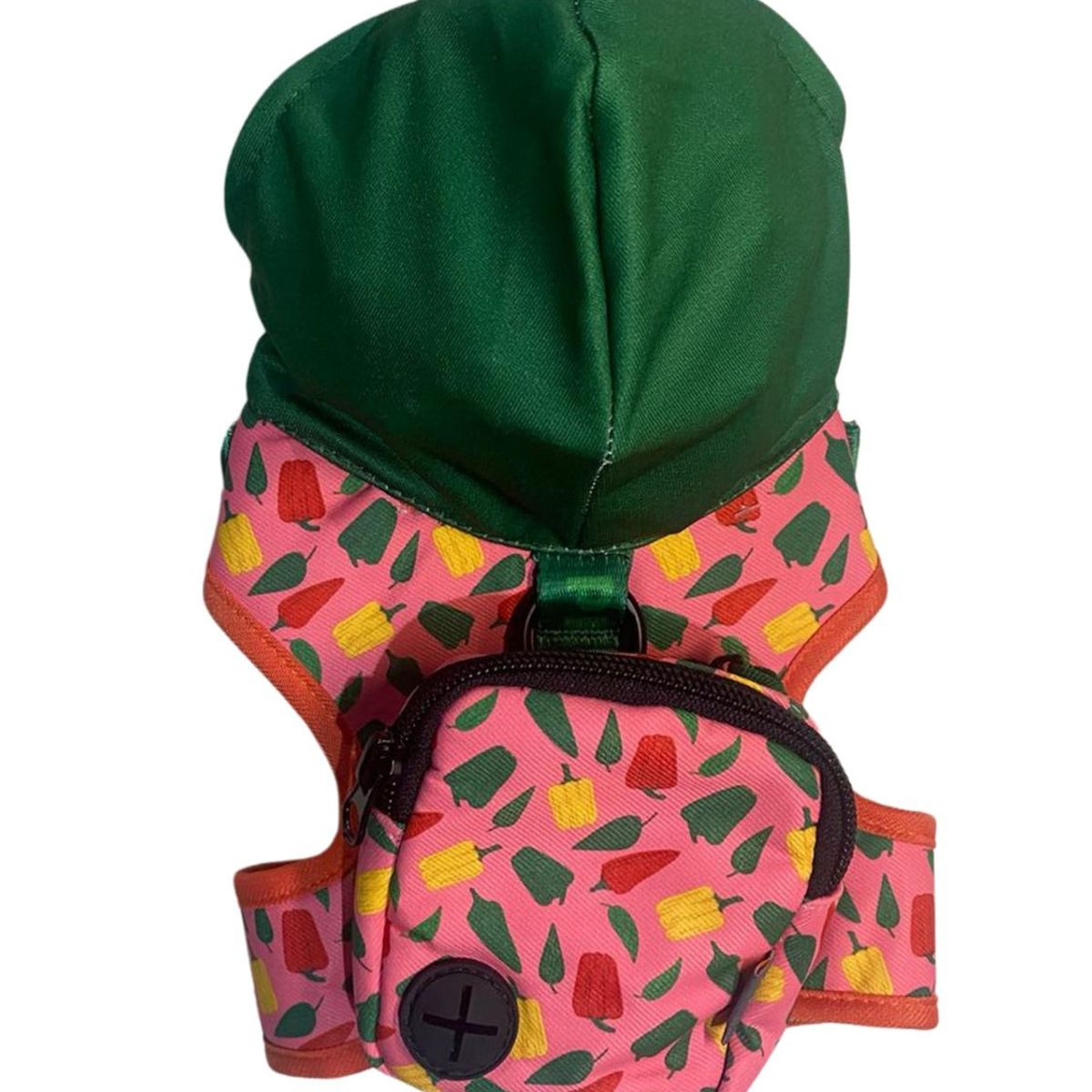 GENERICO - Arnes Para Perros Pequeños Con Mochila para Bolsas - Naranja - XS