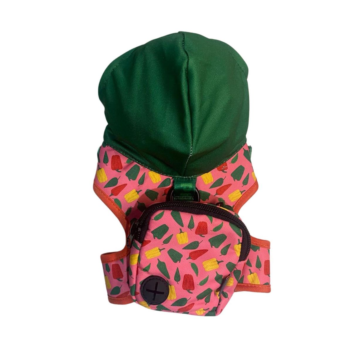 GENERICO - Arnes Para Perros Pequeños Con Mochila para Bolsas - Naranja - XS