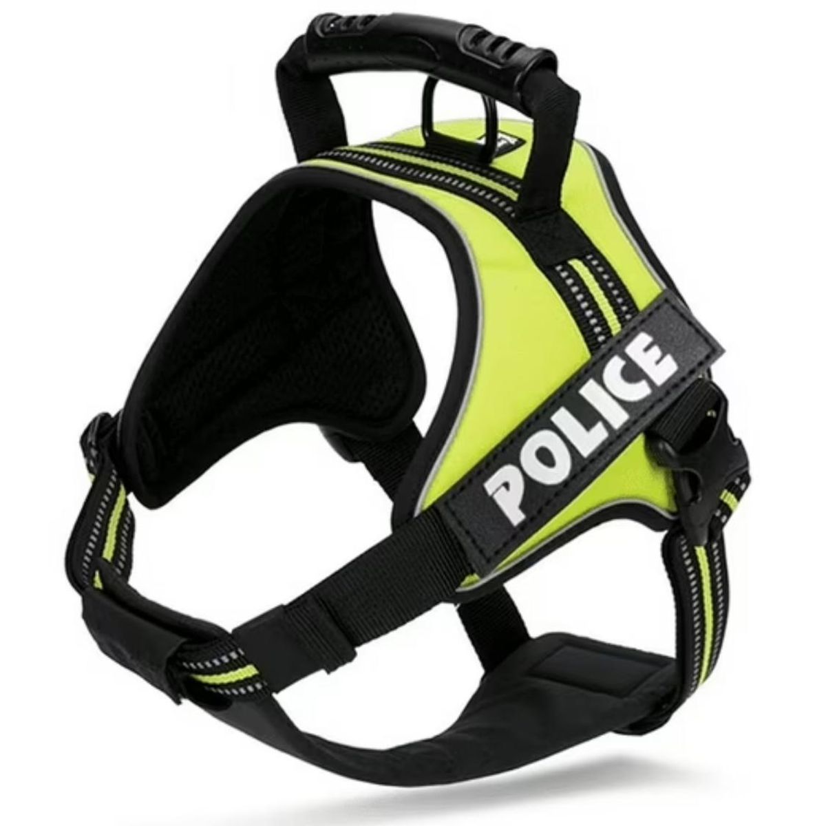 GENERICO - Arnes Pechera para perros reforzada police k9 talla L - Verde - l