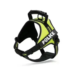 GENERICO - Arnes Pechera para perros reforzada police k9 talla L - Verde - l