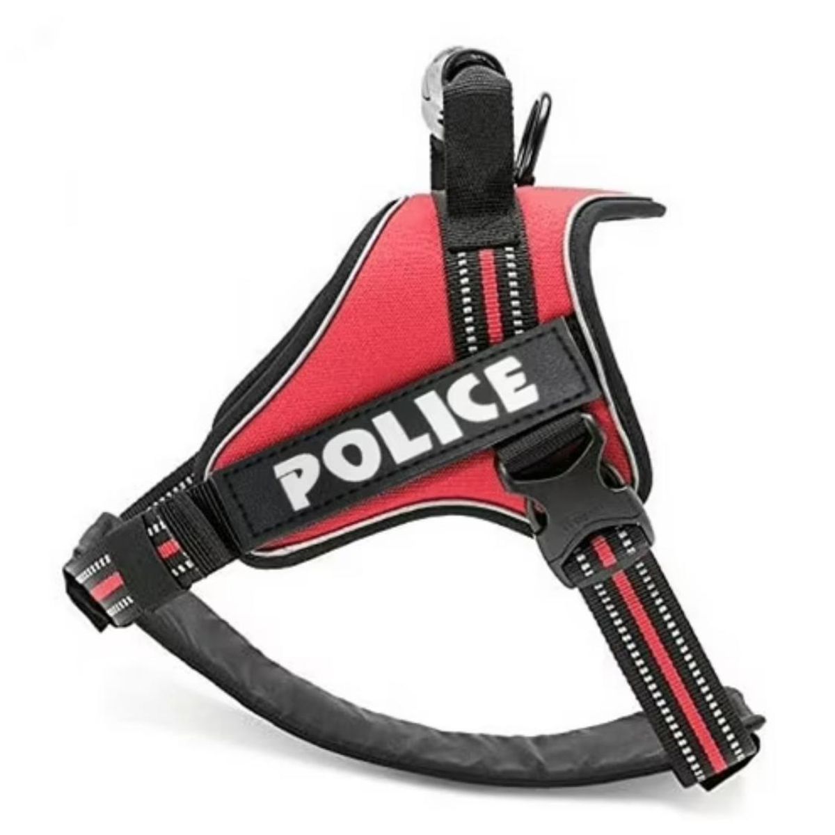 GENERICO - Arnes Pechera para perros reforzada police k9 talla L - Rojo - l