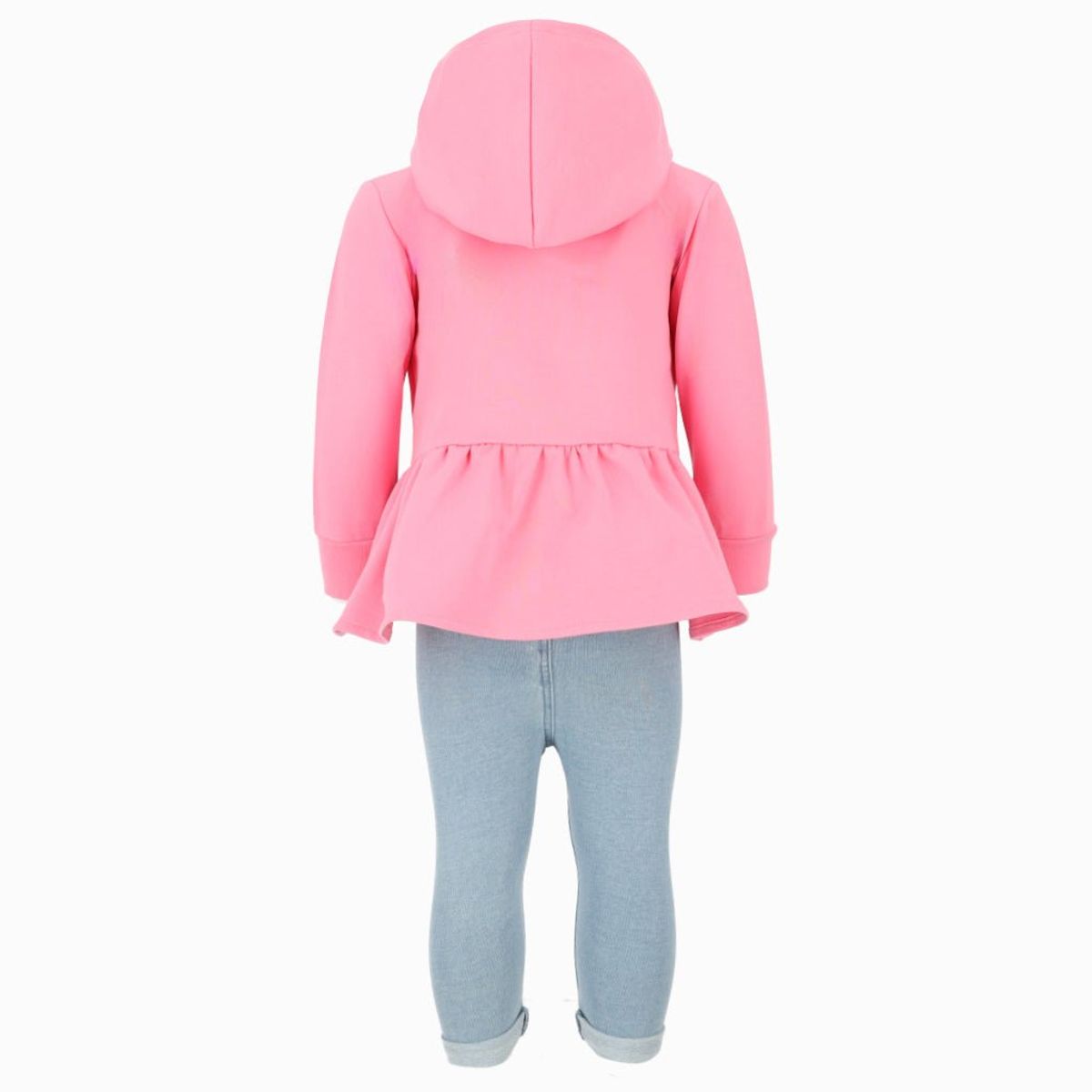 4KIDS - Conjunto bebé de polerón y calzas Rosado 4 Kids