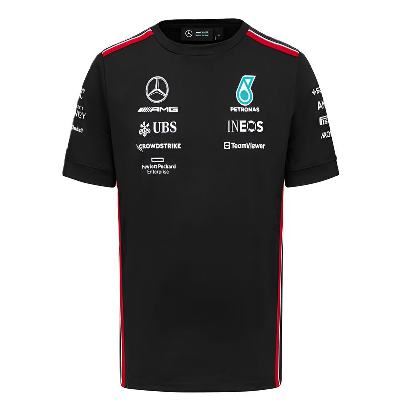 MERCEDES - Polera Formula 1 Puma Mercedes F1 Team Oficial 2023 Negro