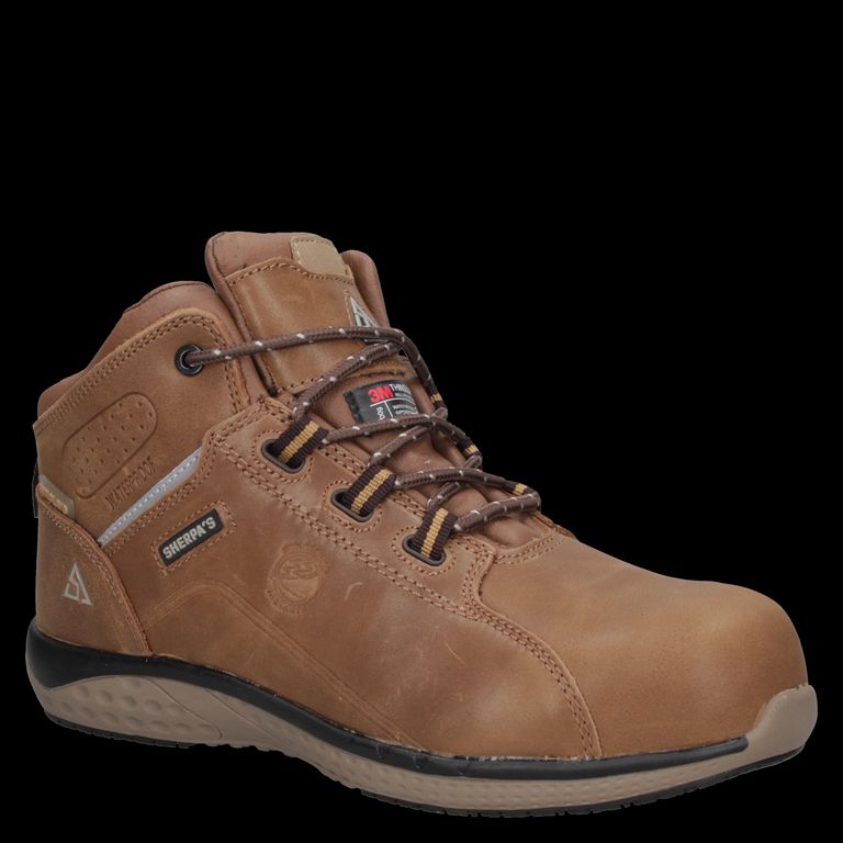 Zapato De Seguridad Hombre Marrón claro Sherpa's Waterproof