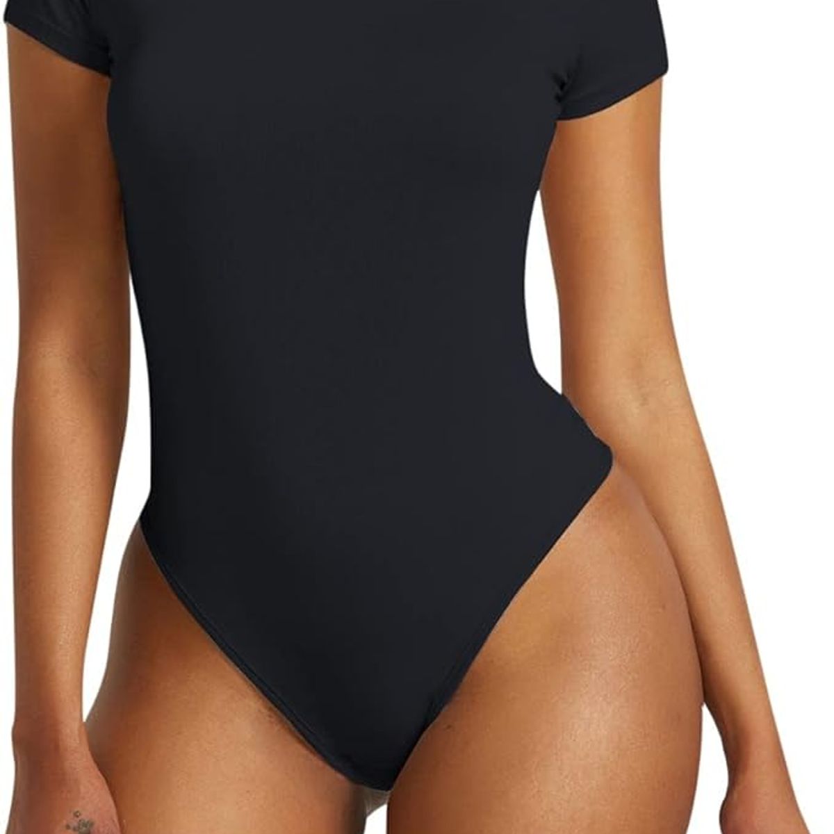 LIKE SHOP - Body Bambú Mujer Ajustable Manga Corta Elasticado Colores 711