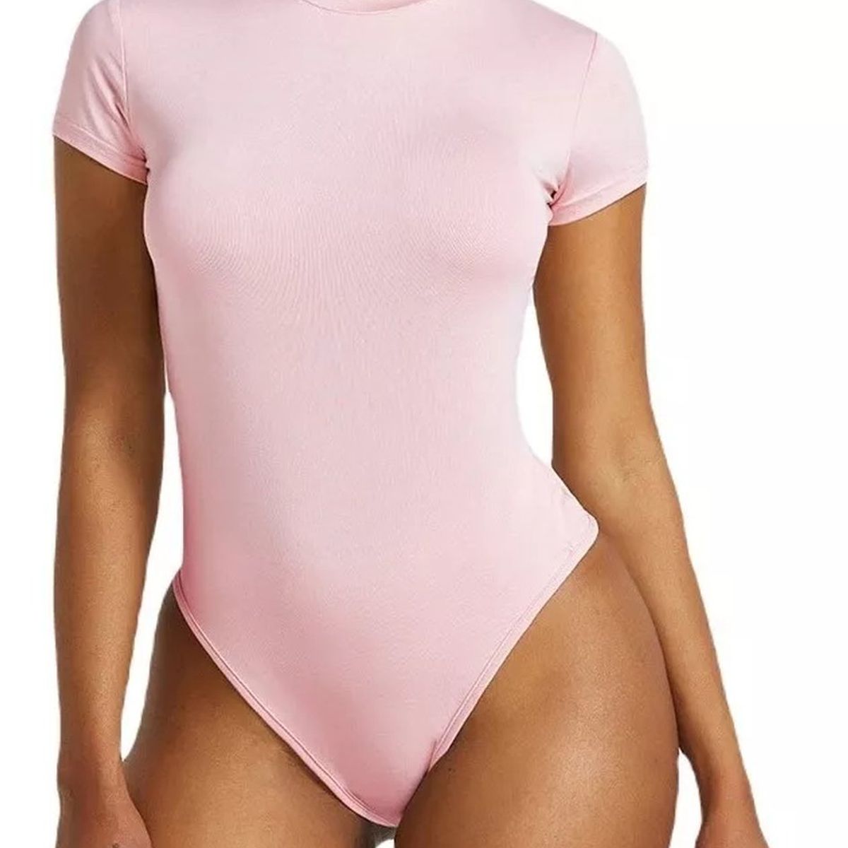 LIKE SHOP - Body Bambú Mujer Ajustable Manga Corta Elasticado Colores 711
