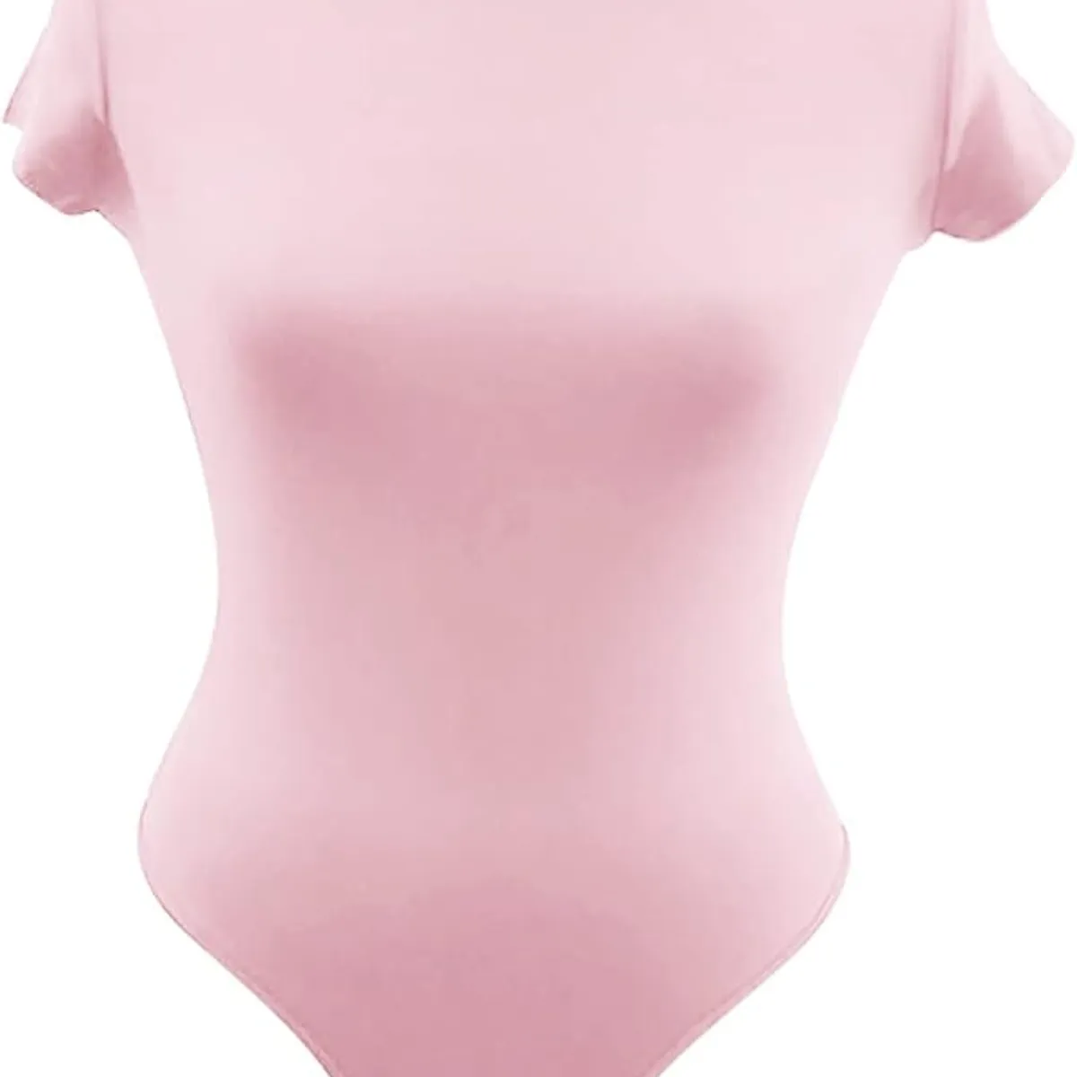 LIKE SHOP - Body Bambú Mujer Ajustable Manga Corta Elasticado Colores 711