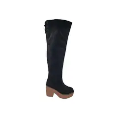 PAND G - Bota Negra Gamuza Mujer