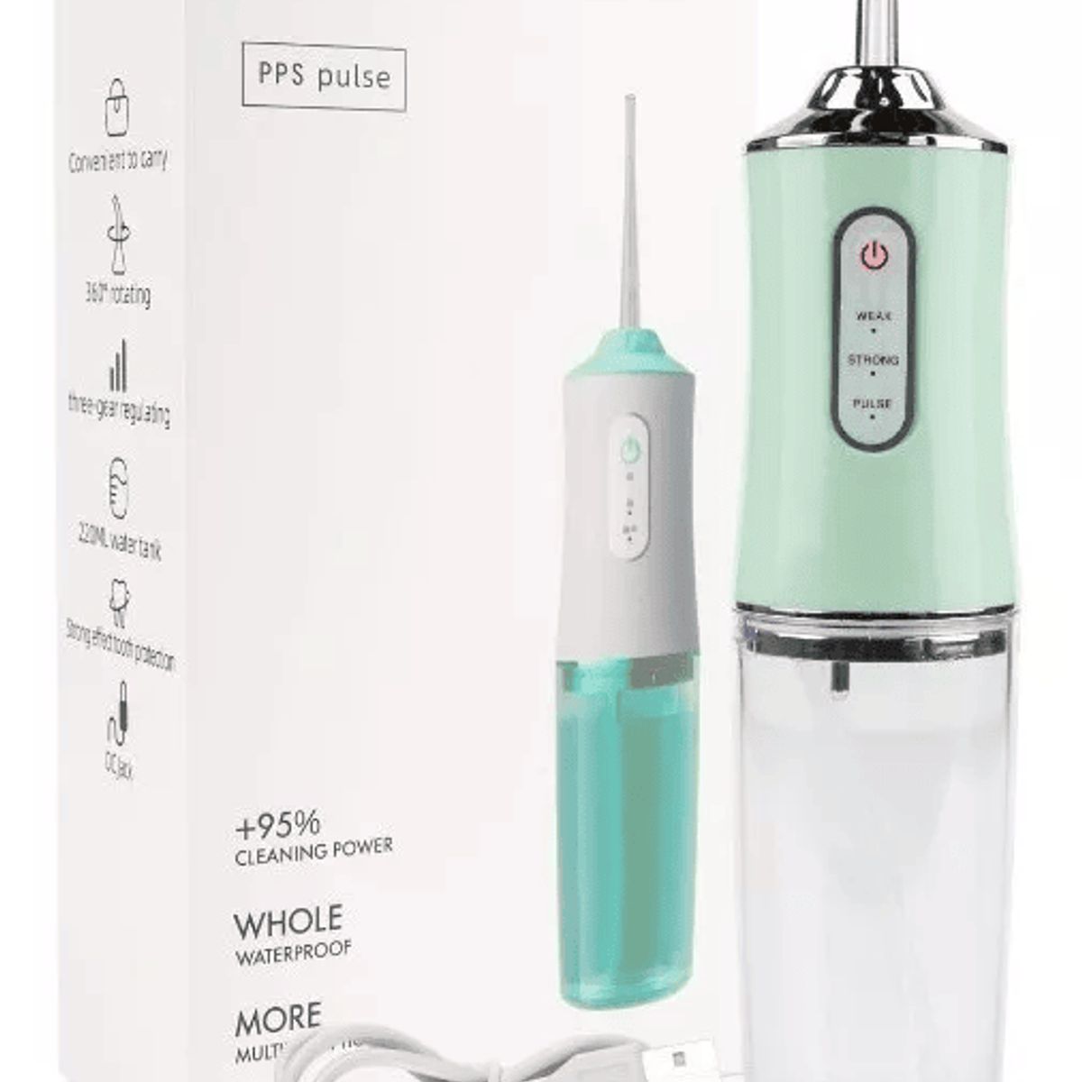 GENERICO - Irrigador Dental Manual Portatil Agua Pulse