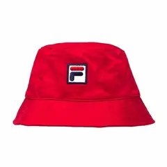 FILA - Gorro Bucket Rojo Classic Unisex