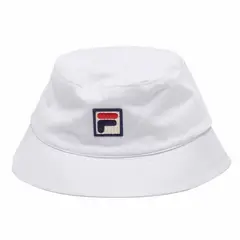 FILA - Gorro Bucket Blanco Classic Unisex